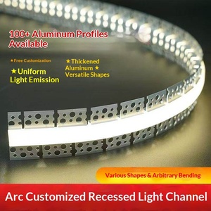 曲線状アルミ溝曲げ埋め込みアークランプ、IP66等級、2年保証、多色温度オプション付き - Product Image 4