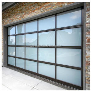 Porta da Garage Moderna in Alluminio <span class=keywords><strong>e</strong></span> <span class=keywords><strong>Plexiglass</strong></span> 8x7 con Isolamento Termico per Ingresso - Product Image 4