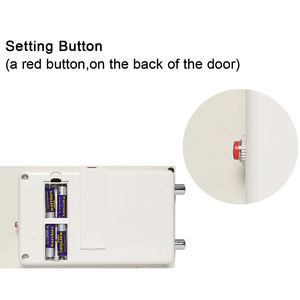 Tùy chỉnh an ninh ẩn miễn phí đứng kỹ thuật số Khóa điện tử Khóa vân tay két cho khách sạn - Product Image 4