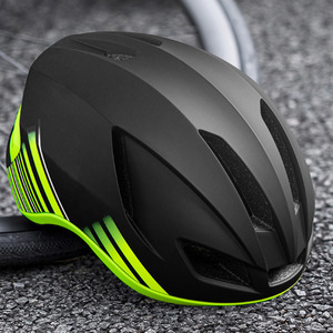 Casque de cyclisme aérodynamique de nouvelle génération avec éclairage arrière pour vélos de route et de montagne, doté d'un moulage monobloc et d'une bordure double couche PCEPS - Product Image 1