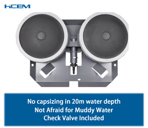 Diffuseurs d'air doubles en EPDM pour bassin, capacité jusqu'à 200 LPM, pour système d'<span class=keywords><strong>a</strong></span>ération, pisciculture et purification de l'eau - Product Image 2