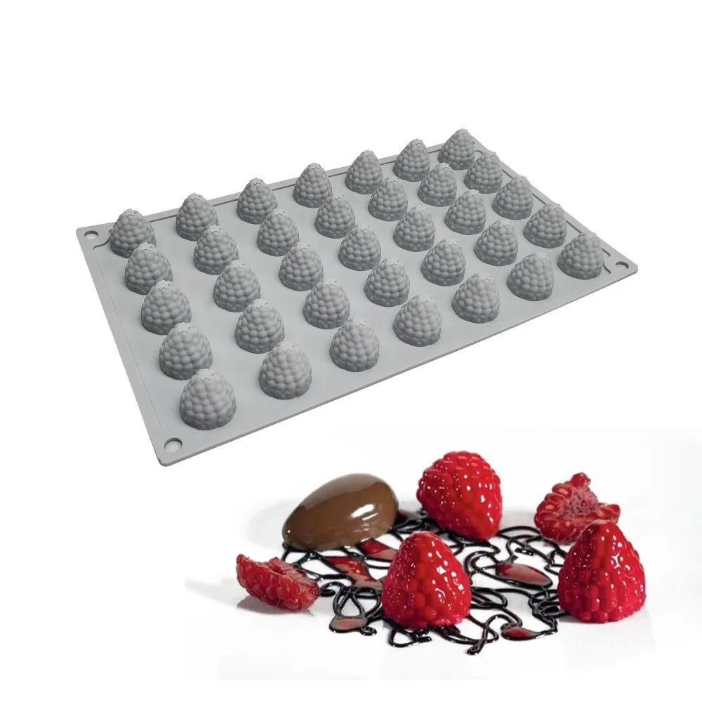 Moldes de silicona para decoración de tartas y chocolate, libre de BPA, con forma de frutas de imitación, nueces, Concha, forma de seta
