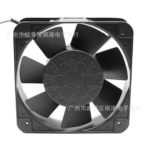 Sqgiun 150mm Industrial Ac Cooling <b>Fan</b> 150x150x38mm <b>Aluminum</b> <b>Blade</b> 220V For Machine Heat Dissipation - Product Image 5