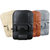 Ensemble d'organisateurs latéraux universels pour sièges de voiture en cuir PU avec sac de rangement pour coffre arrière pour SUV, 4 couleurs