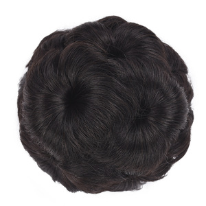 Sintético <span class=keywords><strong>rizado</strong></span> garra moño postizo 9 flores rodillo Clip en extensión de cabello de alta temperatura novia moldeadores de cabello - Product Image 1