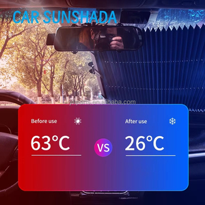 Parasol Universal para Parabrisas <span class=keywords><strong>de</strong></span> Coche, UPF 50+, Bloqueador UV, Plegable y Reflectante, para Sedán y SUV - Product Image 4