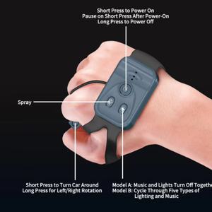 SJY-Q206 Voiture RC de cascade 2.4G avec pulvérisation de lumière, jouet télécommandé pour enfants, contrôle sonore par montre, voiture de drift radiocommandée, jouet pour enfants - Product Image 2