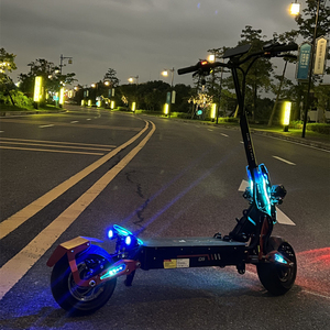 Scooter Eléctrico Todoterreno <span class=keywords><strong>de</strong></span> 2 Ruedas, Doble Tracción, Plegable, Alta Potencia 5000W, Suspensión Hidráulica, Envío desde Almacén en EE. UU. - Product Image 2