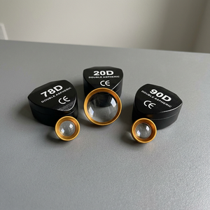 Paquete Combinado de Lentes Oftálmicas Dobles Asféricas 20D 78D 90D con Certificación CE, Manual para Imágenes de Fondo de Ojo y Retina, con Estuche Rígido - Product Image 1