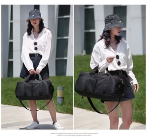 Sac de sport Jinlangte, nouveau design personnalisé, grande capacité, pour le yoga, les voyages, sac de fitness portable <span class=keywords><strong>avec</strong></span> compartiment pour chaussures - Product Image 4