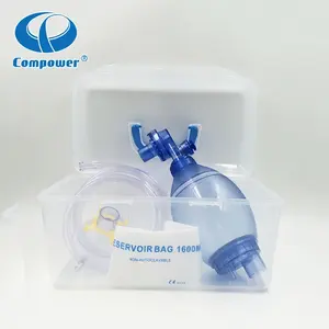 Compower <span class=keywords><strong>Portable</strong></span> Cardiopulmonaire Manuel PVC Sac Valve Masque Réanimation Réanimateur - Product Image 6