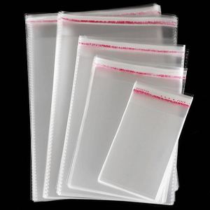 Bolsa de Celofán OPP Transparente Autoadhesiva Grande, Impresa Personalizada, Biodegradable, <span class=keywords><strong>para</strong></span> Empacar <span class=keywords><strong>Ropa</strong></span> y Calcetines - Product Image 1
