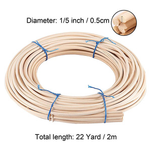 Nhà Cung Cấp Vật Liệu Dây Mây Lõi Mây Lõi Mây Lõi Tròn Để Đan Rổ Dệt Mây Trang Trí - Product Image 4