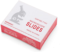 Laboratory Clear Pre-Cleaned Glass Microscope Slides with Ground Edge