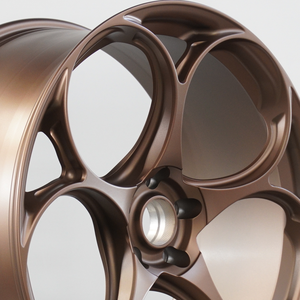 Nuovi Cerchi Forgiati Quadrifoglio Personalizzati 18-21 Pollici Bronzo Opaco Alluminio 6061-T6 Cerchioni da 25mm per <span class=keywords><strong>Alfa</strong></span> <span class=keywords><strong>Romeo</strong></span> Giulia Stelvio per M2 M3 M4 - Product Image 5