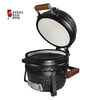 SEB / STEEL  BBQ Ventes Flash  Mini Barbecue en Céramique Kamado / Fumoir Multifonctions