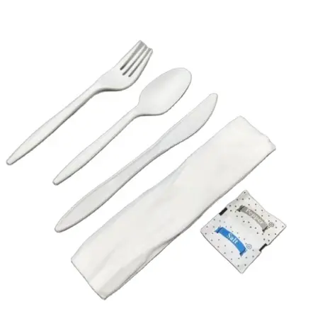 heavy duty disposable cutlery flatware sets forchette plastic spoons forks and knives nipkin