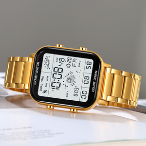 Reloj Skmei 2301 Bán Buôn Chất Lượng Người Đàn Ông Thép Đen Đồng Hồ Digitales Para Hombre Không Thấm Nước 30M LED Đa Chức Năng Đồng Hồ Đeo Tay Đồng Hồ - Product Image 4