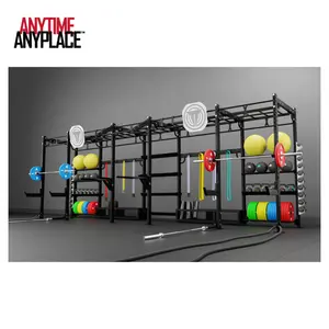 Commercial Multi Steel Body building fitness rigs squat rack Cross Fit Training Power Rack