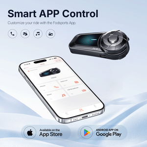 2 Pieces Fodsports FX-S 1000M 2Riders Motorcycle Intercom Helmets <strong>Headset</strong> Waterproof Motorcycle Helmet Bluetooth <strong>Headset</strong> - Product Image 6