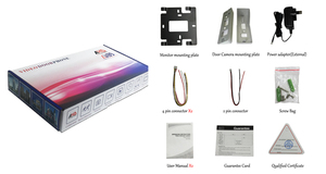 1.3MP visiophone wideodomofon avec moniteur 7 pouces carte à PUCE de contrôle d'accès mots de passe déverrouiller - Product Image 6