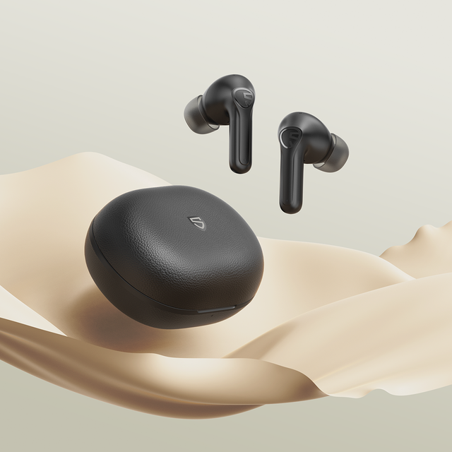 Wireless In-Ear Earbuds with LED Charging Case IPX-4 Waterproof TWS Earphone Hybrid ANC to 25dB Good Sound Quality
