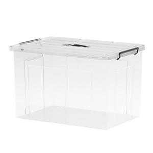 Big Capacity clear Transparent Plastic <b>Storage</b> Bins Airtight Keep Container Box Waterproof - Product Image 5