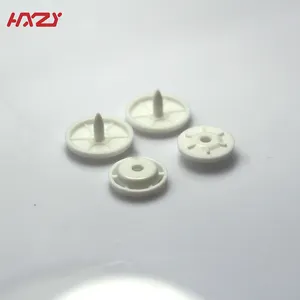 T8 Customized Products Transparent White Baby Snap Custom Clothing Plastic Buttons For Clothing Button Press With Brand New