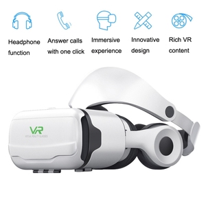 <span class=keywords><strong>Gafas</strong></span> de Realidad Virtual 3D Inalámbricas Inteligentes VR SHINECON G02EF+S9 <span class=keywords><strong>con</strong></span> Control BT para Teléfono Móvil, Casco de Juego de Realidad Virtual 3D <span class=keywords><strong>con</strong></span> Auriculares - Product Image 4