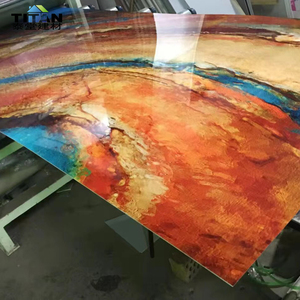 Lámina De Plástico Recubierto De Uv Planchas De Mármol <span class=keywords><strong>Pvc</strong></span> Panel De Pared Tipo Mármol Spc Panel - Product Image 2