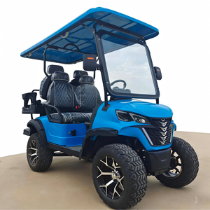 Voiture de golf à quatre roues personnalisable 6 places, prix raisonnables, chariot de golf électrique 48V - Product Image 2