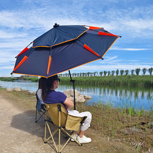 Personalizza il nuovo modello con configurazione rapida grande ombrello da pesca resistente al vento per le battute di pesca all'aperto - Product Image 1