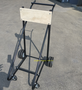 Chariot à <span class=keywords><strong>moteur</strong></span> <span class=keywords><strong>hors</strong></span>-<span class=keywords><strong>bord</strong></span> à 6 roues OEM personnalisable avec supports de support de <span class=keywords><strong>moteur</strong></span> en acier fermés Chariot à main de style nouveau haute stabilité - Product Image 6