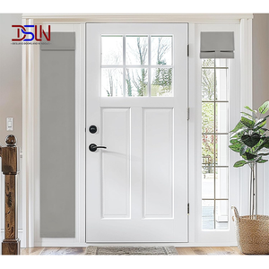 Puerta Abatible Manual Moderna de PVC con Malla de Nailon, Doble Eficiencia Energética, para Interiores y Exteriores Residenciales - Product Image 1