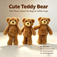 Peluche ours en peluche promotionnelle pour boutique de thé au lait