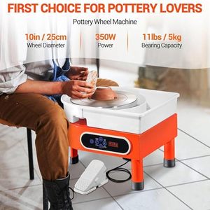 Máquina eléctrica de rueda de cerámica Bview Art con pantalla táctil LCD y pedal para adultos y principiantes, ideal para manualidades - Product Image 4