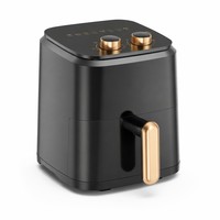 Friteuse à air domestique silencieuse et innovante sans BPA avec fonction de décongélation et de rôtisserie, personnalisable avec logo, pour restaurants
