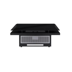 <span class=keywords><strong>Hotte</strong></span> de cuisine inclinée grise moderne pour usage quotidien, anti-traces de doigts et cheminée en maille d'aluminium pour cuisine - Product Image 2