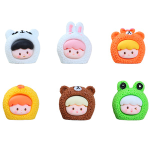 Cartoon Xiaoming DIY Jewelry Shoe Accessories Mixed Wholesale Resin Cute Animals and Ornament Materials for Art Theme Projects