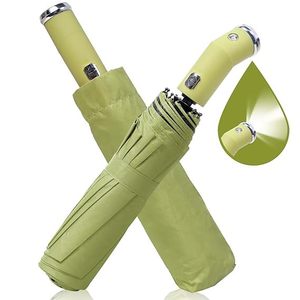 ร่มกันแดดอัตโนมัติสำหรับรถยนต์ ร่มกันแดดและกันฝนแบบสองใช้ พร้อมไฟฉาย LED - Product Image 1