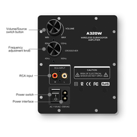 Amplificateur de plaque de subwoofer audio numérique BT A320W, carte d'amplification de réception sans fil TPA3255, Placa De Subwoofer Con Audio