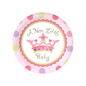 James Cook Crown <b>Pink</b> Birthday Party Set Disposable Paper Cups Plates Napkins For Children's Parties - Product Image 5
