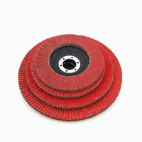 Disque abrasif Dongtai 4" 100mm en alumine céramique, disque à lamelles avec support en fibre de verre, grains P40 P60 P80, pour polissage de métaux, meules de ponçage OEM