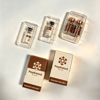 Autocollants personnalisés pour flacons en verre de 3 ml et 10 ml, étiquettes pour bouteilles cosmétiques, plateau en plastique pour emballage