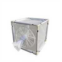 Cage d'isolement pliable et antirouille pour l'élevage d'insectes, enclos d'observation pour jardin domestique avec cadre assemblable et maille transparente