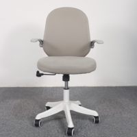 Chaise ergonomique pour enfants avec hauteur réglable, idéale pour les devoirs, la lecture et le dessin, chaise d'étude pour enfants en tissu maillé gris