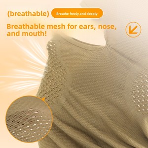 Großhandel Nahtlose Gestrickte Nylon-Gesichtsmaske für Männer und Frauen Kälteresistente Warme Maske zum Radfahren/Skifahren/Bergsteigen - Product Image 3