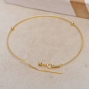 Pulsera de Plata S925 Ajustable con Cadena de Corazón para Mujer, Accesorio DIY para Clavícula, Anillo de Mano, Cadenas Finas, Collar 4975 - Product Image 4