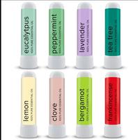 Stik hidung dupa Mint Herbal kustom dengan minyak penyegar Inhaler hidung batang energi stik Inhaler hidung