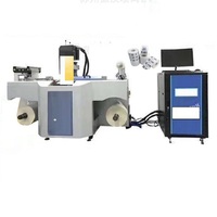 Mesin Cetak Label Kode Printer Inkjet Digital, Ultra Kecepatan Tinggi Roll untuk Roll Printer Uv